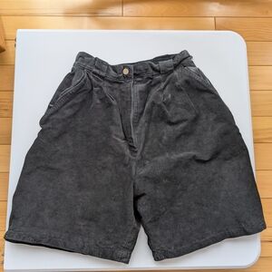 Forenza Black Leather Shorts